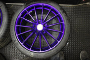 NISSAN GTR R35 GT-R SPEC MRR GF6 RIMS SET WHEEL RIMS STAGGERED 5X114.3 Michelin