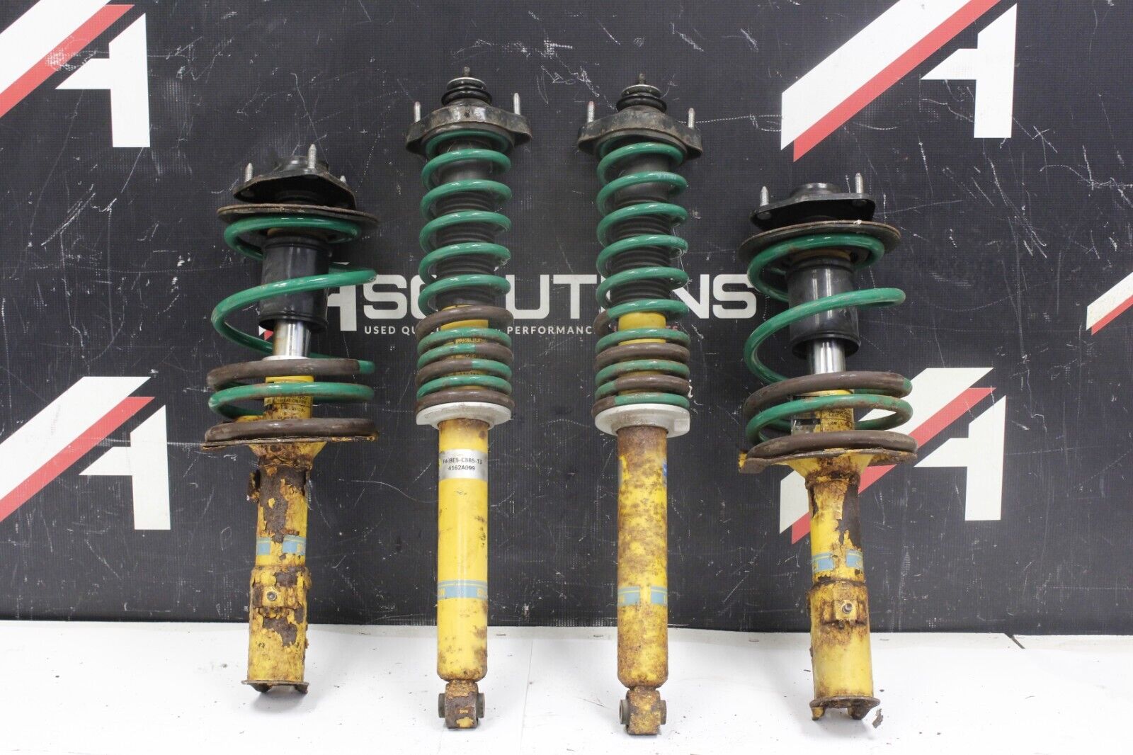 08-15 Mitsubishi Evolution Evo X Front & Rear Shock Strut Suspension Bilstein