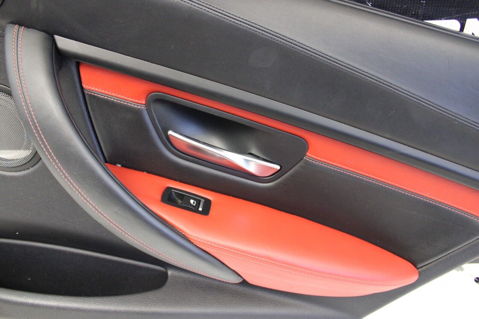 BMW M3 F80 Sakhir Orange Leather Interior Door Panels Set 2016 - 2017 Oem