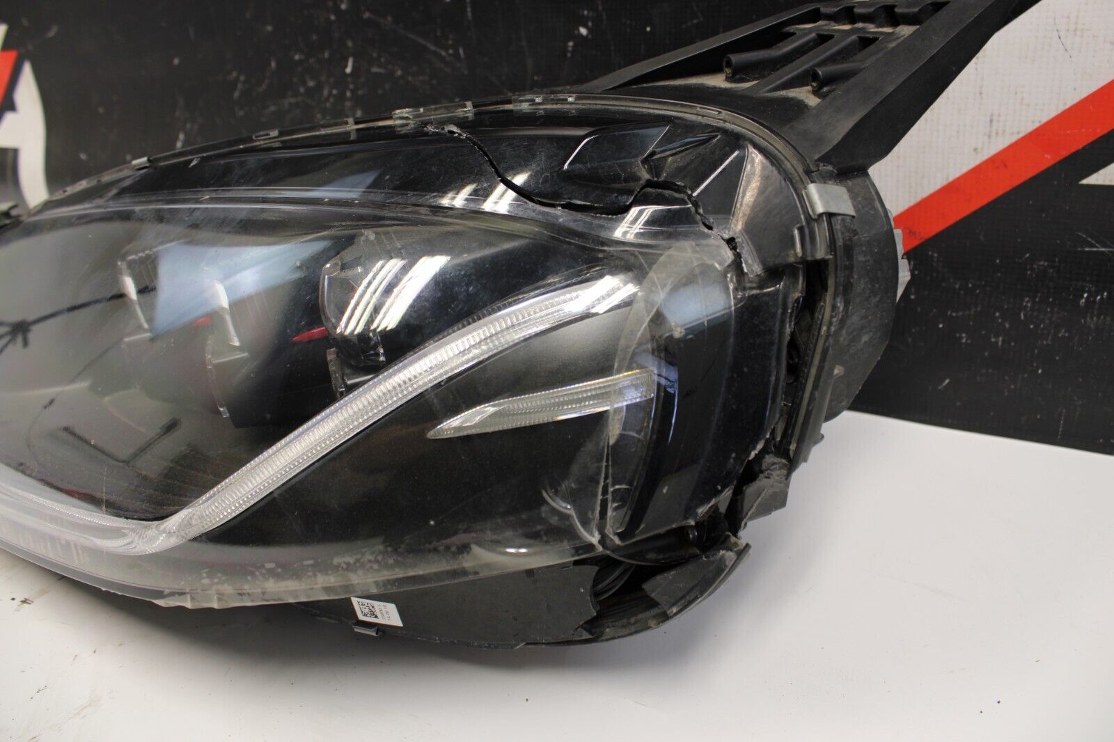 2020-2021 Toyota Supra LEFT DRIVER Headlight LED Broken Lens Damaged OEM