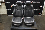 2009-2013 Infiniti G37 Convertible Seats Pair OEM Black Leather