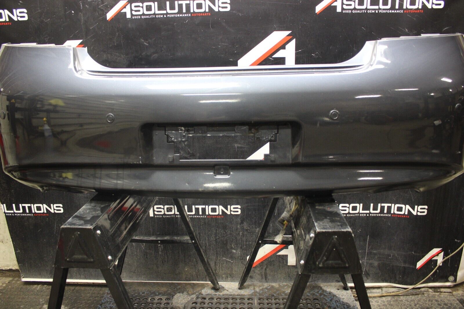 2009-2-13 Infiniti G37 Sedan Rear Bumper Cover OEM w/ Sensors