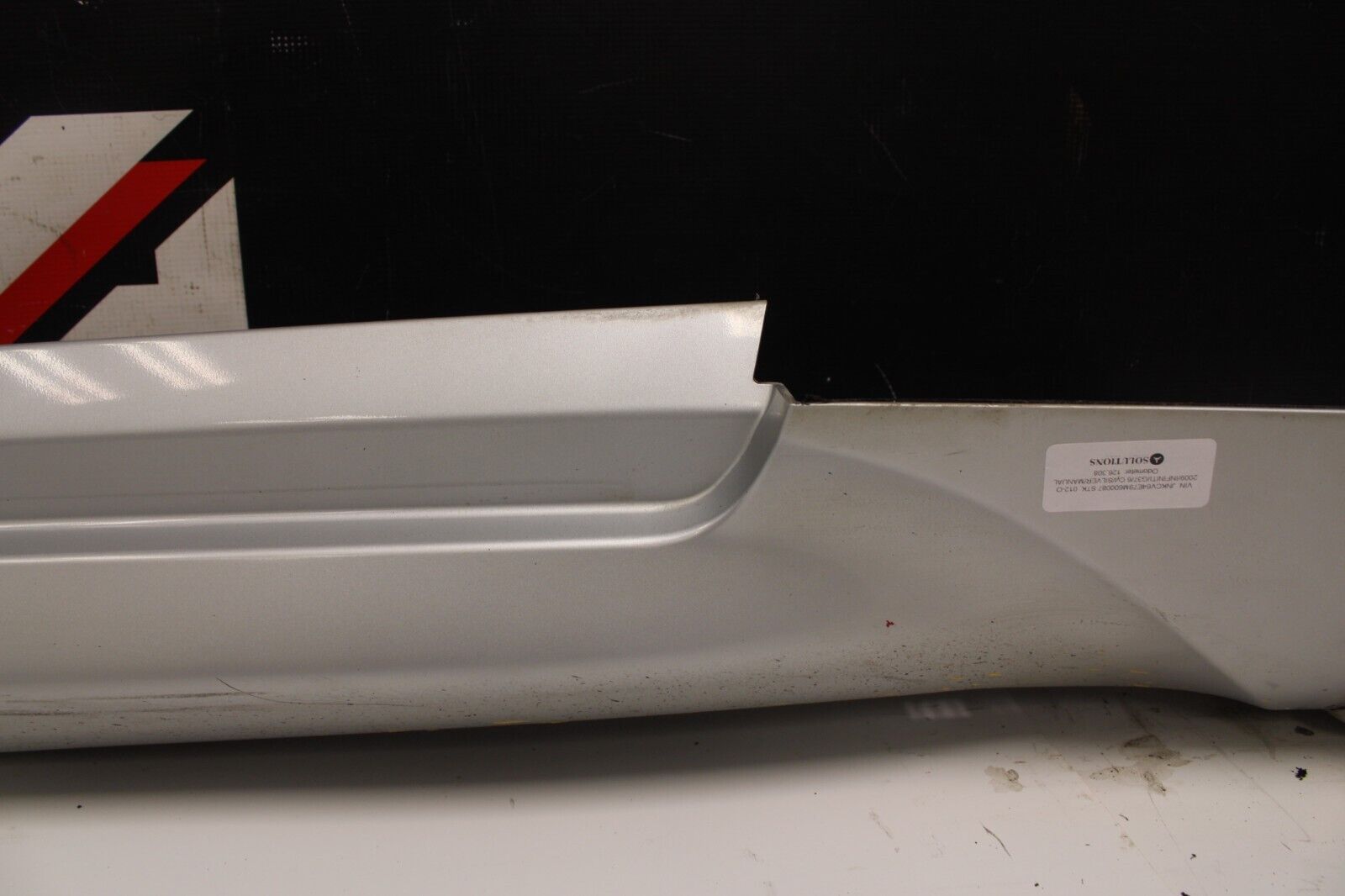 2009 Infiniti G37 Coupe Right Rocker Panel Side Skirt