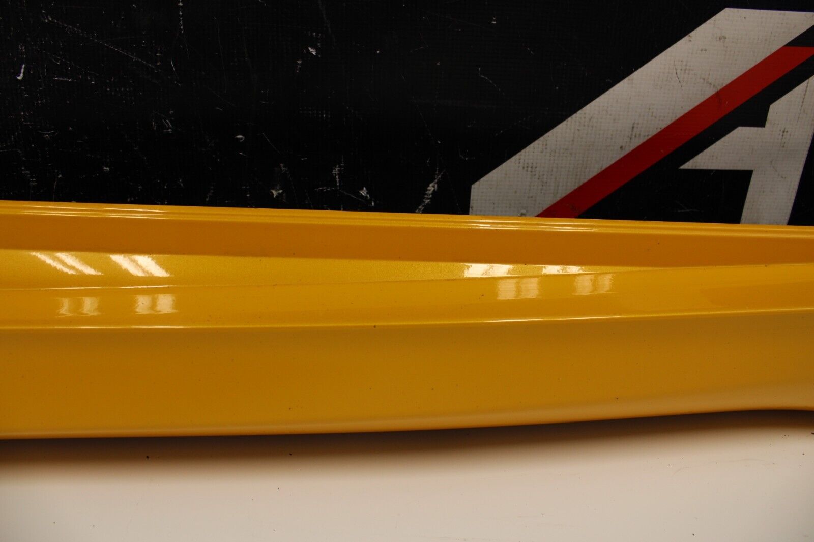 2013 Ford Focus ST Left Driver Side Skirt Rocker Panel Molding Yellow