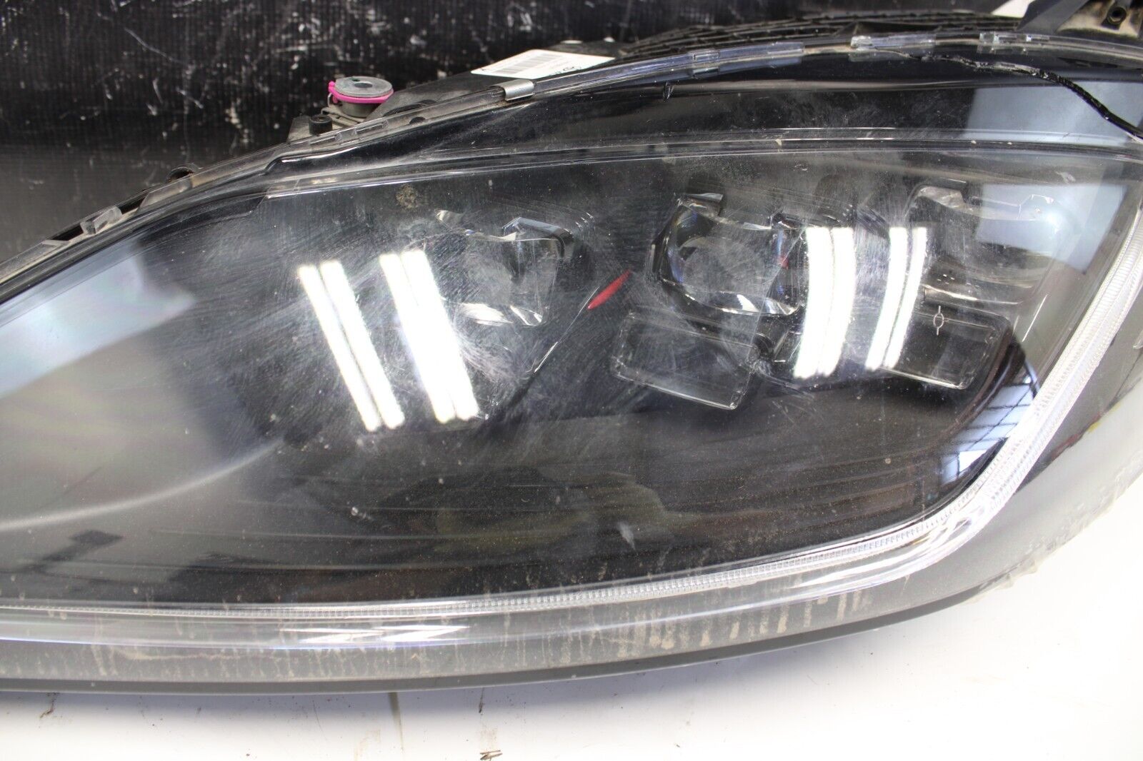 2020-2021 Toyota Supra LEFT DRIVER Headlight LED Broken Lens Damaged OEM