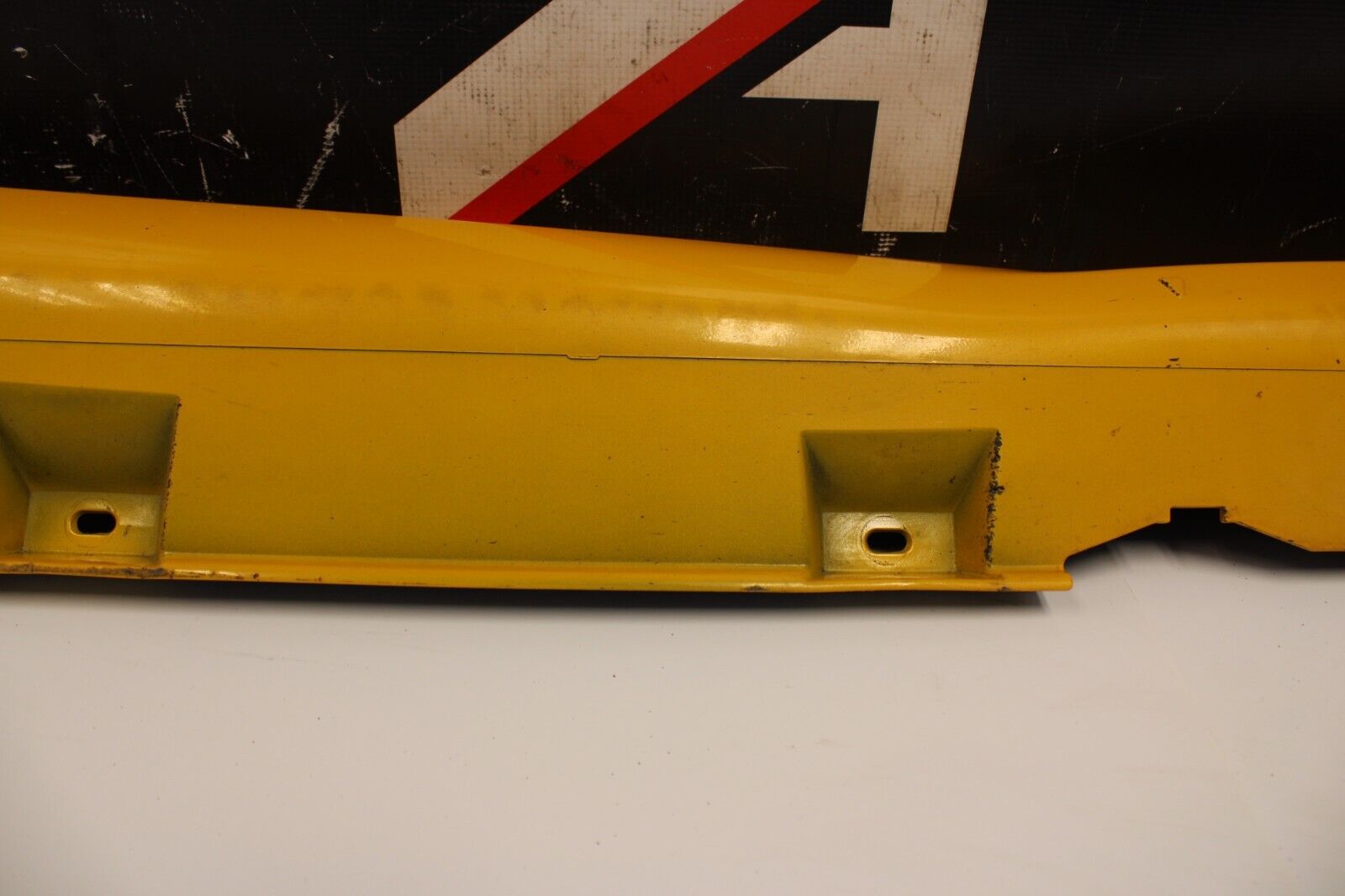 2013 Ford Focus ST Left Driver Side Skirt Rocker Panel Molding Yellow