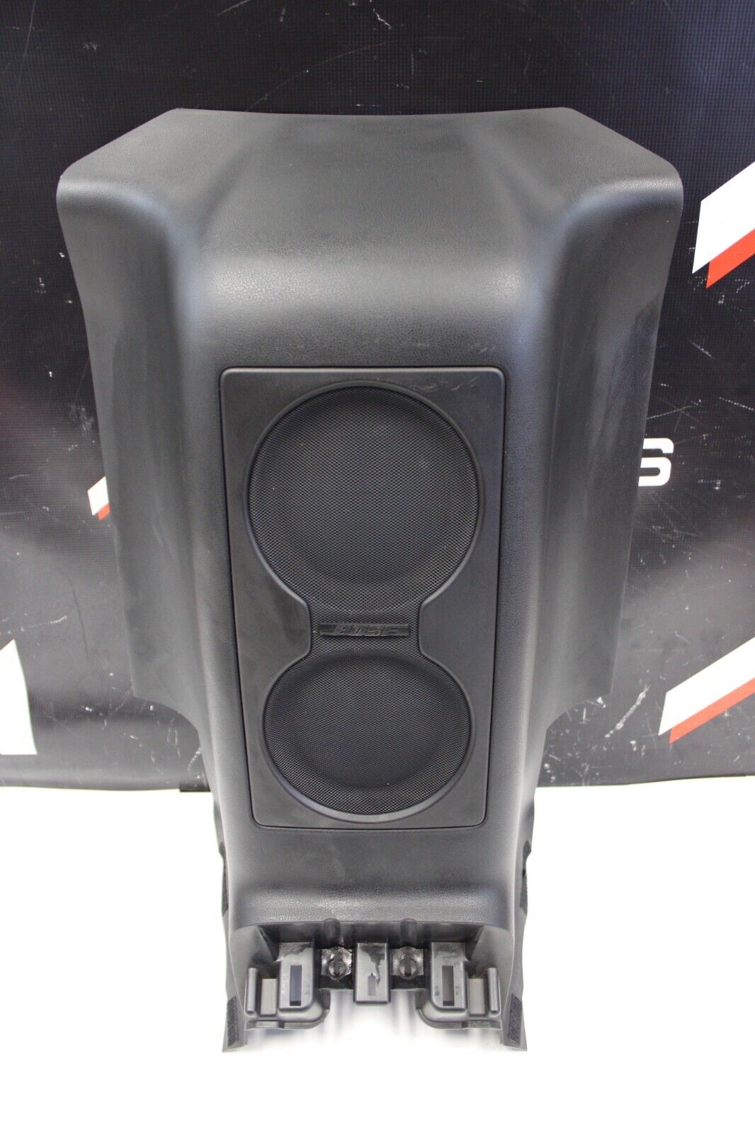 2010 NISSAN GTR R35 BOSE REAR SPEAKER COVER ASSEMBLY BLACK PLASTIC FACTORY OEM