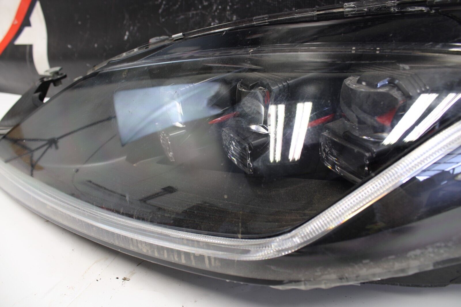 2020-2021 Toyota Supra LEFT DRIVER Headlight LED Broken Lens Damaged OEM