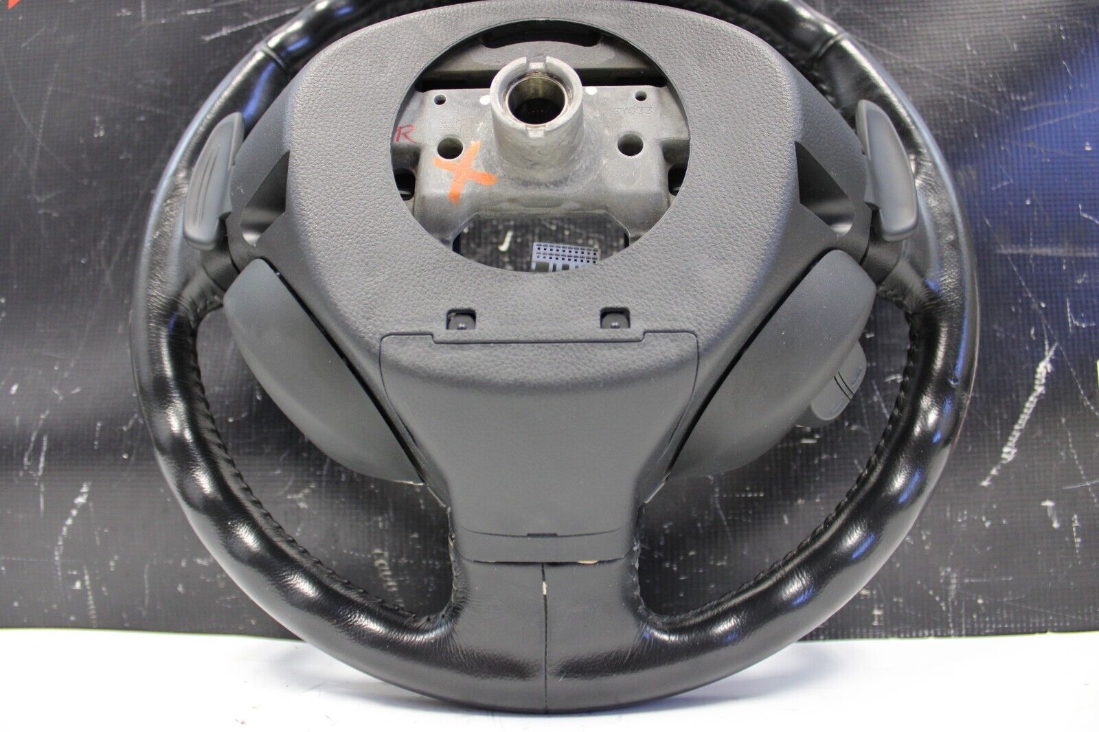 2007-2008 ACURA TL Type S Steering Wheel Black Leather OEM