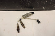 2009 NISSAN R35 GTR DOWNSTREAM REAR O2 OXYGEN SENSORS WHITE WIRE SET OF 2 OEM