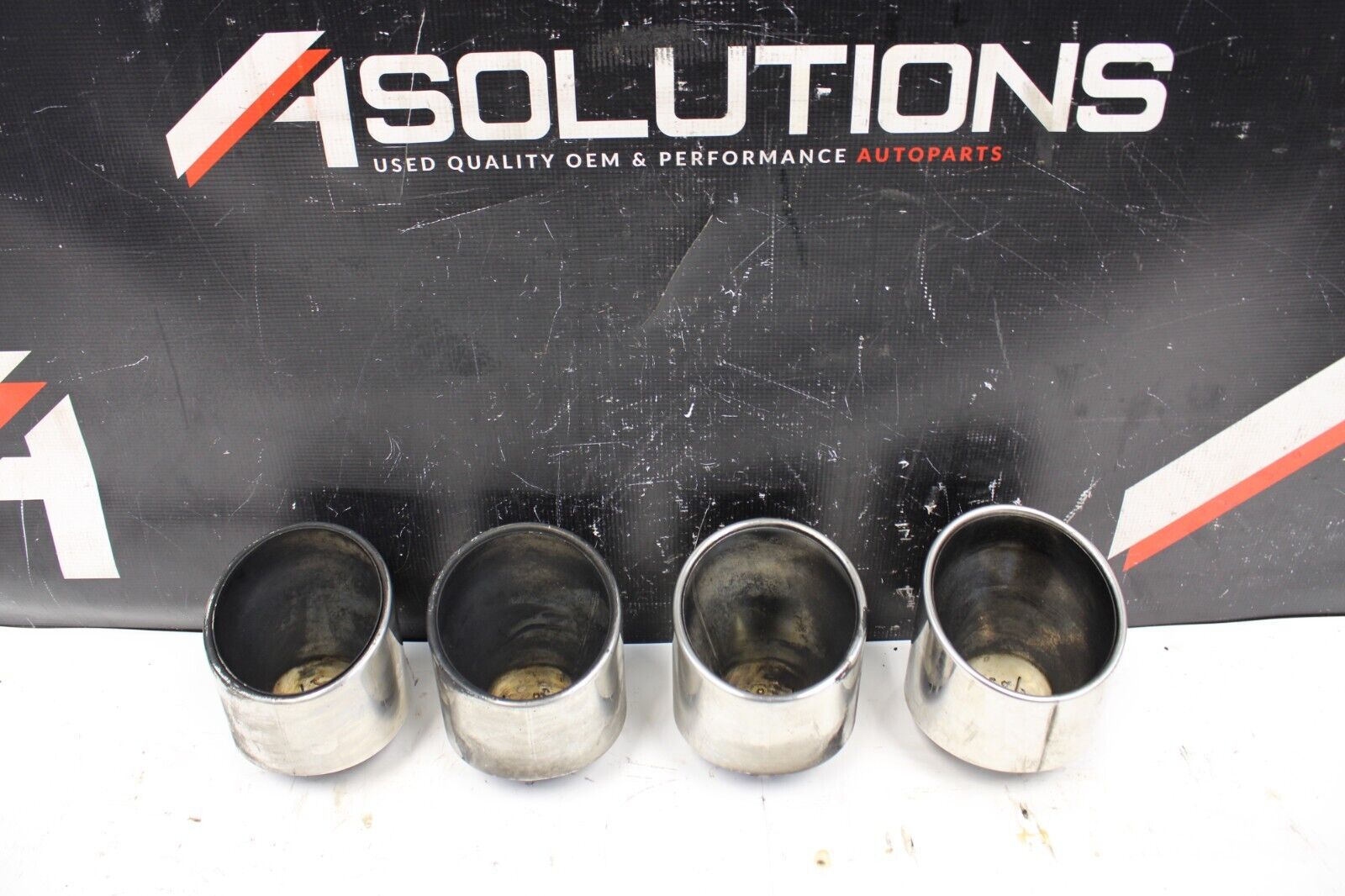 2009-2021 Nissan GTR GT-R R35 OEM exhaust muffler tips set of 4