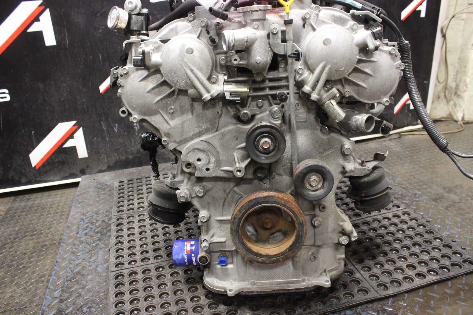 2009 Nissan 370Z VQ37VHR ENGINE LONG BLOCK 3.7L V6 RWD OEM 68K