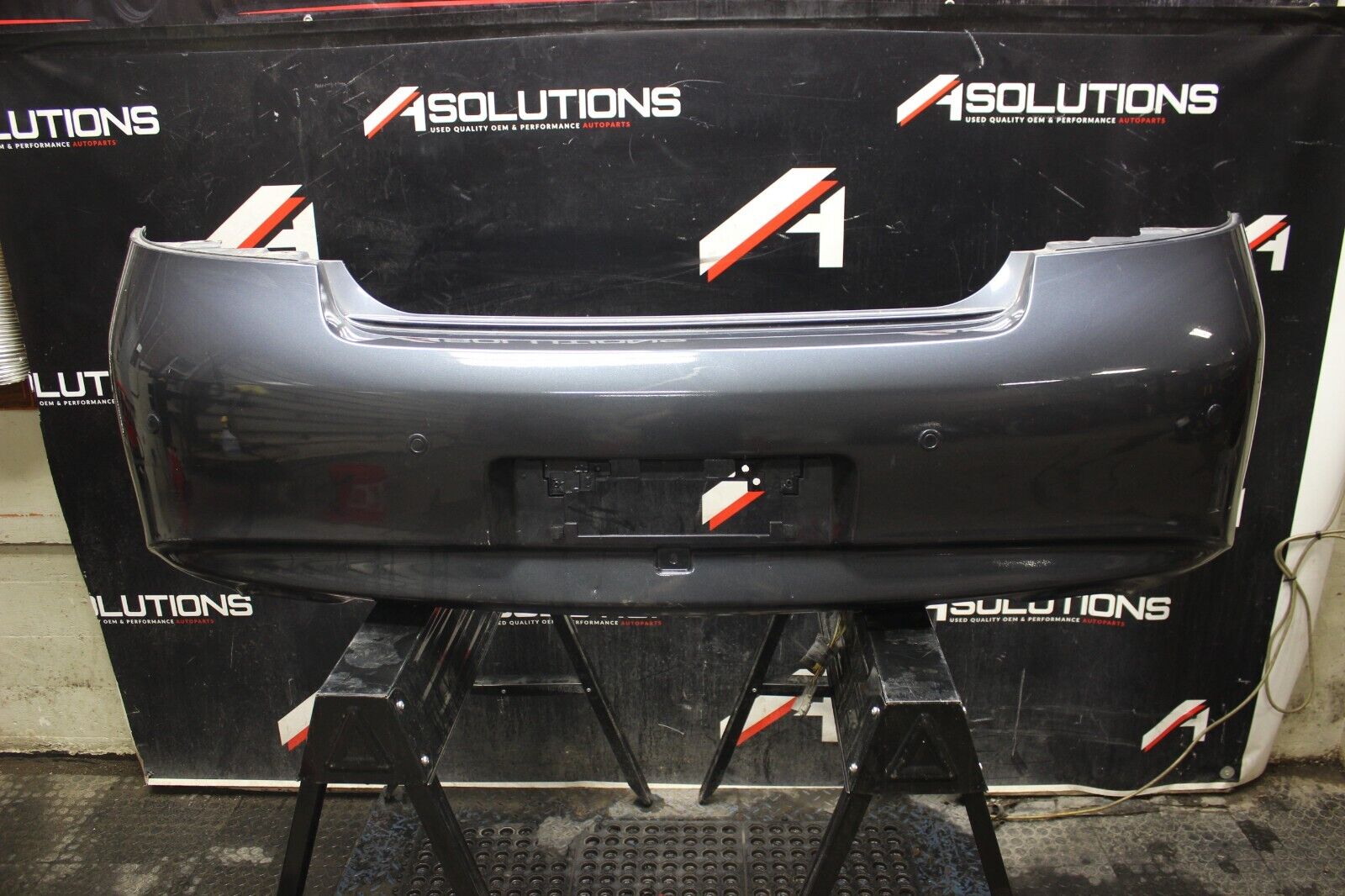 2009-2-13 Infiniti G37 Sedan Rear Bumper Cover OEM w/ Sensors