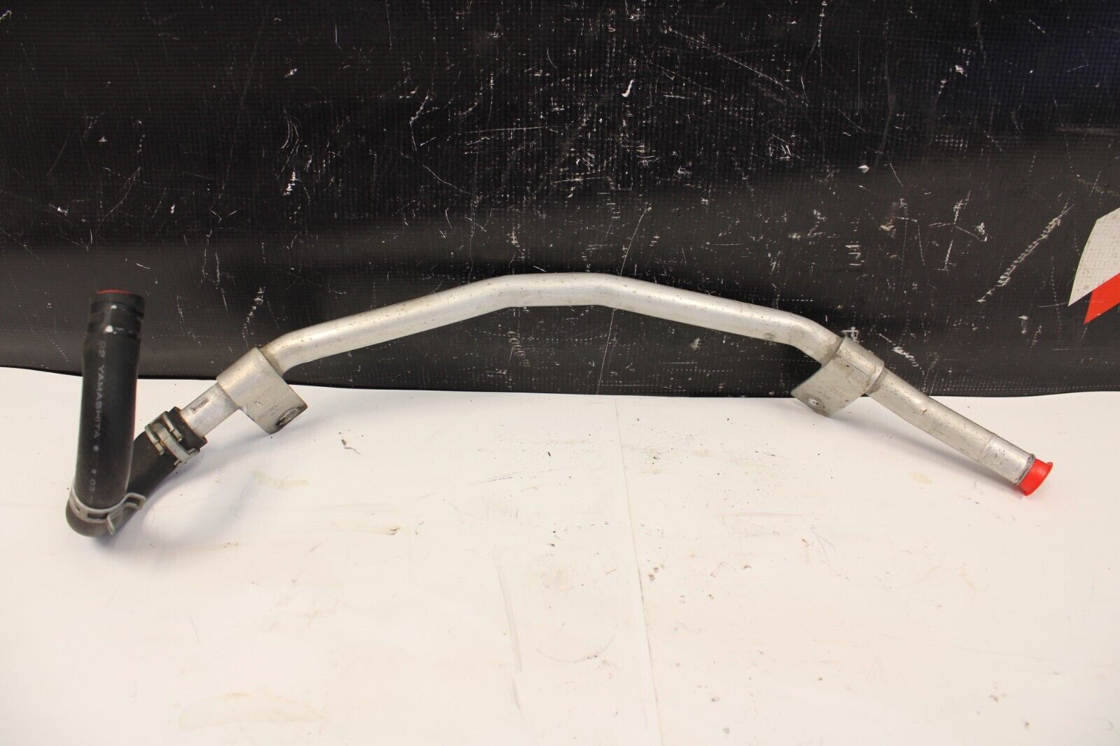 00-09 HONDA S2000 ENGINE BAY FIREWALL ALUMINUM COOLANT LINES TOP & BOTTOM