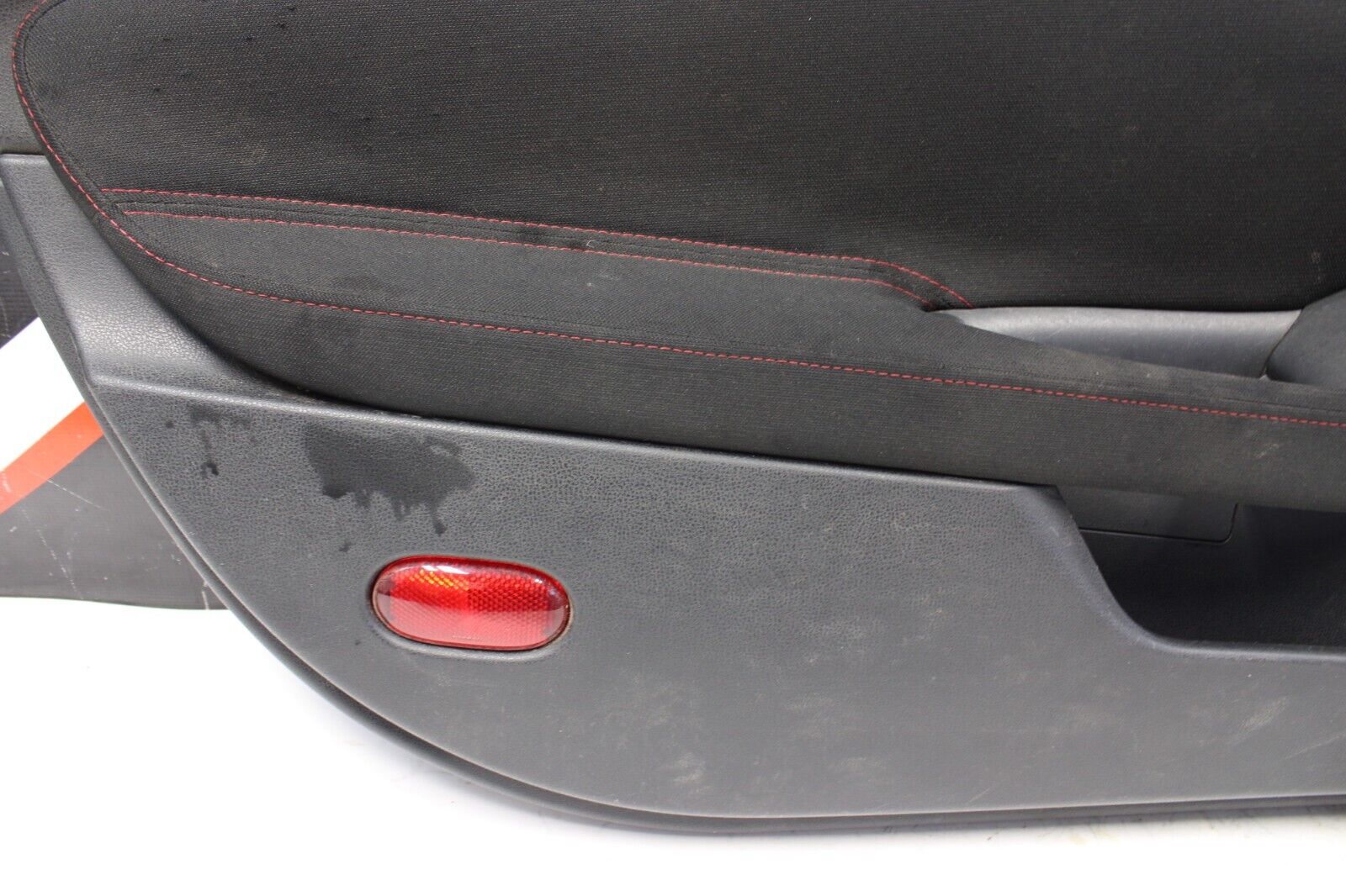 2011 NISSAN 370Z NISMO OEM DOOR PANELS SET TRIM PANEL BLACK W/ RED STITCHING