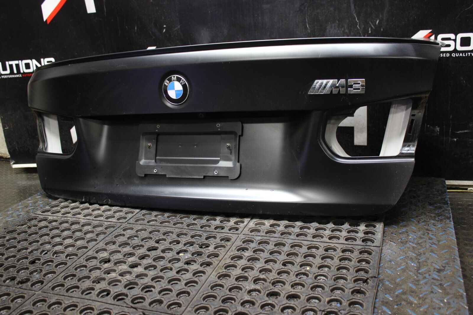 12-18 BMW F30 F80 Sedan TRUNK LID SHELL Matte Black OEM