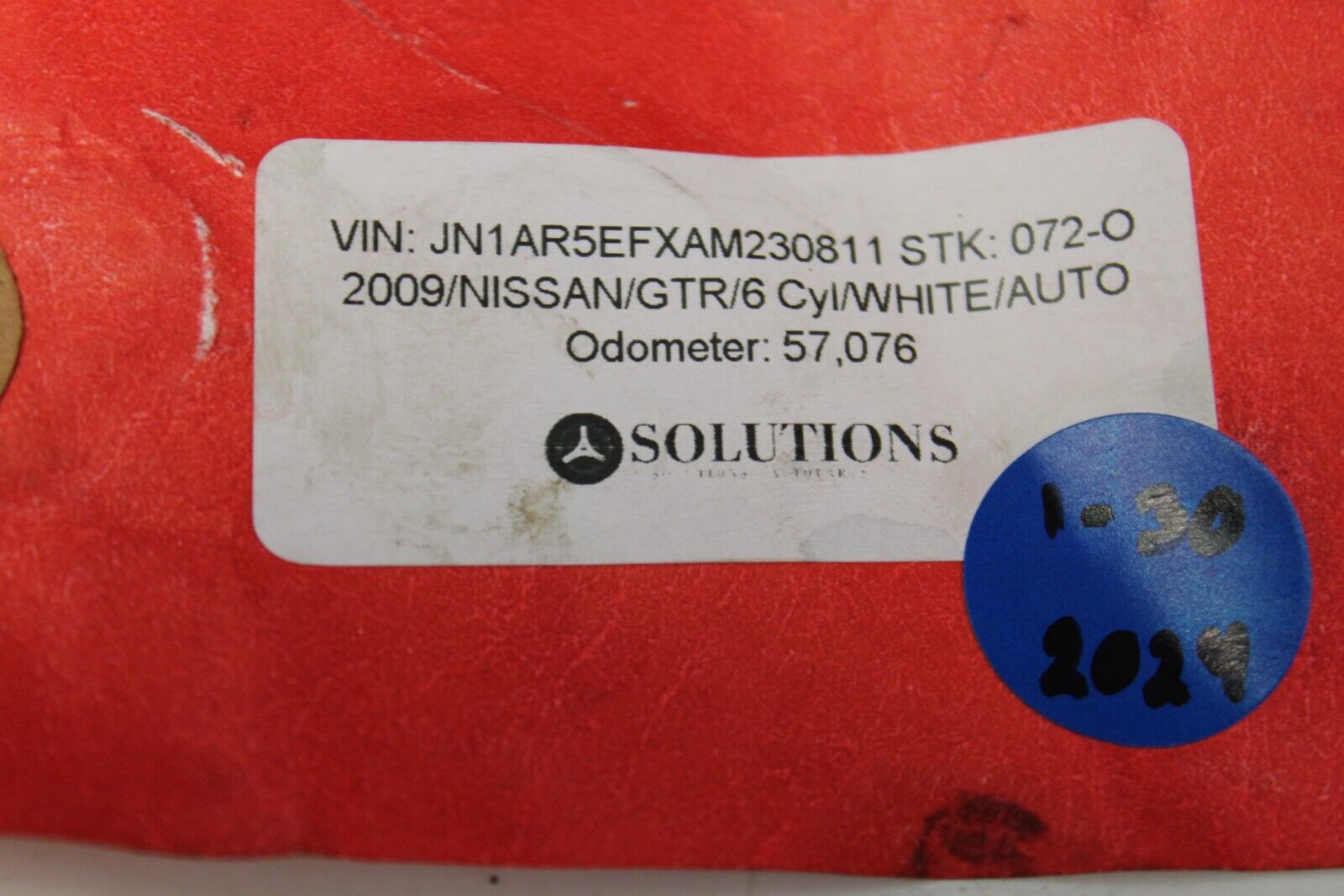 2009 NISSAN GT-R R35 PREMIUM VR38 OEM ENGINE OIL PUMP HOUSING