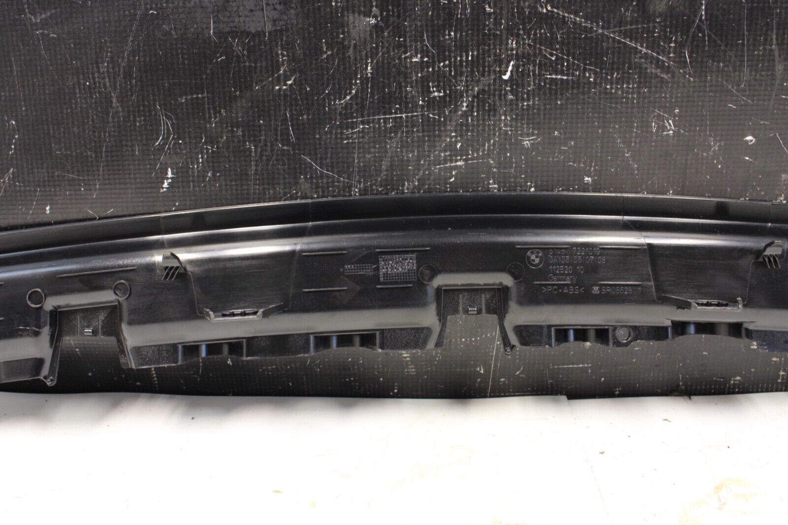 2015-2019 BMW F80 M3 REAR BACK TRUNK DECK LID SHELF TRIM PANEL BLACK OEM