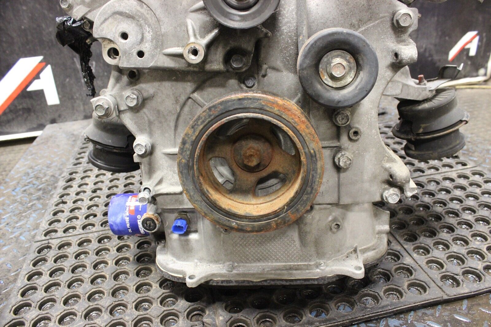 2009 Nissan 370Z VQ37VHR ENGINE LONG BLOCK 3.7L V6 RWD OEM 68K