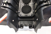 2010 NISSAN GTR R35 BOSE REAR SPEAKER COVER ASSEMBLY BLACK PLASTIC FACTORY OEM